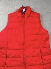 NWT Women s Tommy Hilfiger Sport Lightweight Puffer Winter Vest Size XL Red
