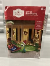 Christmas 9 Foot Alligator Air blown Inflatables by Holiday Time New