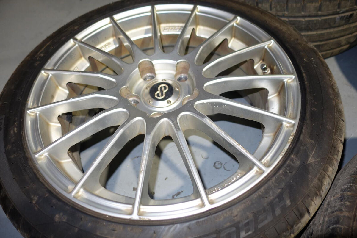 JDM Enkei RS05 Wheels Rims Mags 5x114.3 17x7 +45 Offset JDM Enkei RS05 Wheels Rims Mags 5x114.3 17x7 +45 Offset