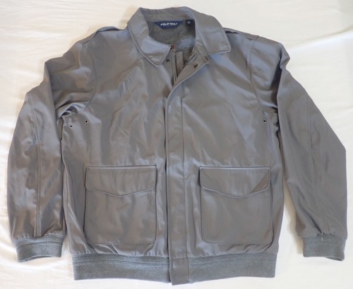 POLO GOLF RL RALPH LAUREN MEN'S XL GRAY WATERPROOF WINDPROOF COAT/JACKET
