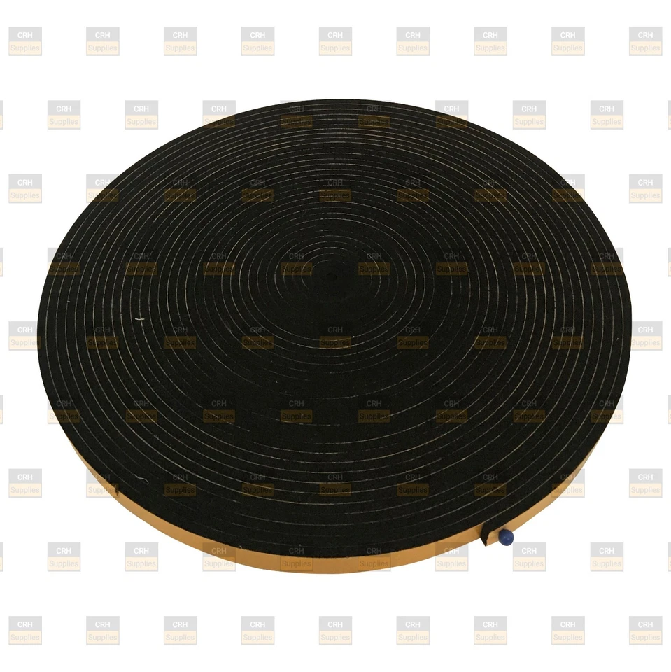 Neoprene Self Adhesive Backed Foam Sponge Strip Roll Sheet Tape Sticky Seal EPDM - Image 3 of 4