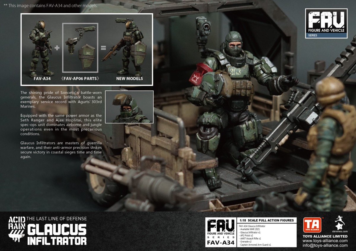 TOYS ALLIANCE Acid Rain FAV-A34 Glaucus Infiltrator | eBay