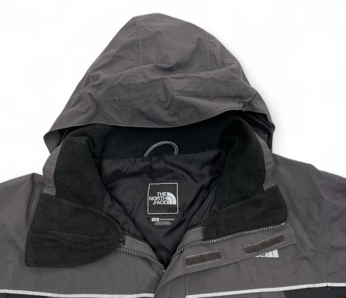 The North Face Hyvent Removable Hood Insulated Gray Jacket Boys L Large 14-16 - Picture 4 of 12