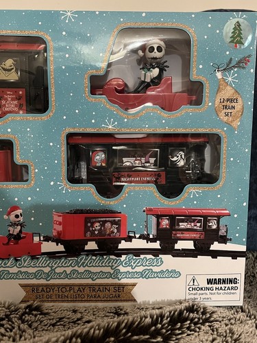 Nightmare Before Christmas Jack Skellington Holiday Express Train Set Exclusive - 第 2/5 張圖片