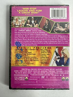 CHARLIE'S ANGELS (2000) DVD 2001 Special Edition Cameron Diaz Drew