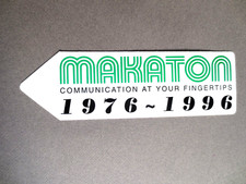 1996 BOOKMARK MAKATON 1976 - 1996  20 Years Communication at Your Fingertips