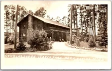Douglas Lodge Itasca Park Rapis Minnesota MN Real Photo RPPC Postcard