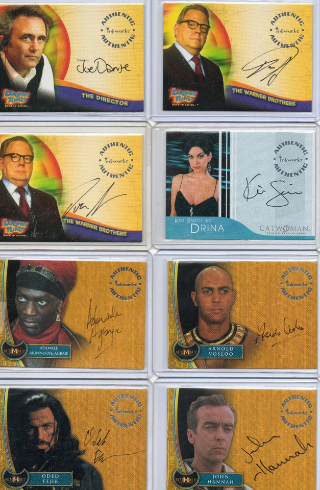 Film And Movies  -  Autograph Costume & Sketch Card Selection NM  - Image 2 of 4