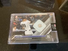 Game-used Base Relic #/99 - AARON JUDGE 2023 MLB TOPPS NOW Correct card
