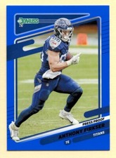 2021 Panini Donruss Football Anthony Firkser Press Proof Blue card #15 Titans