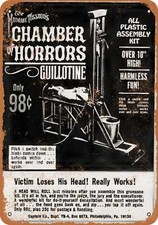 METAL SIGN - 1966 Get Your Own Working Guillotine Model - Vintage Look