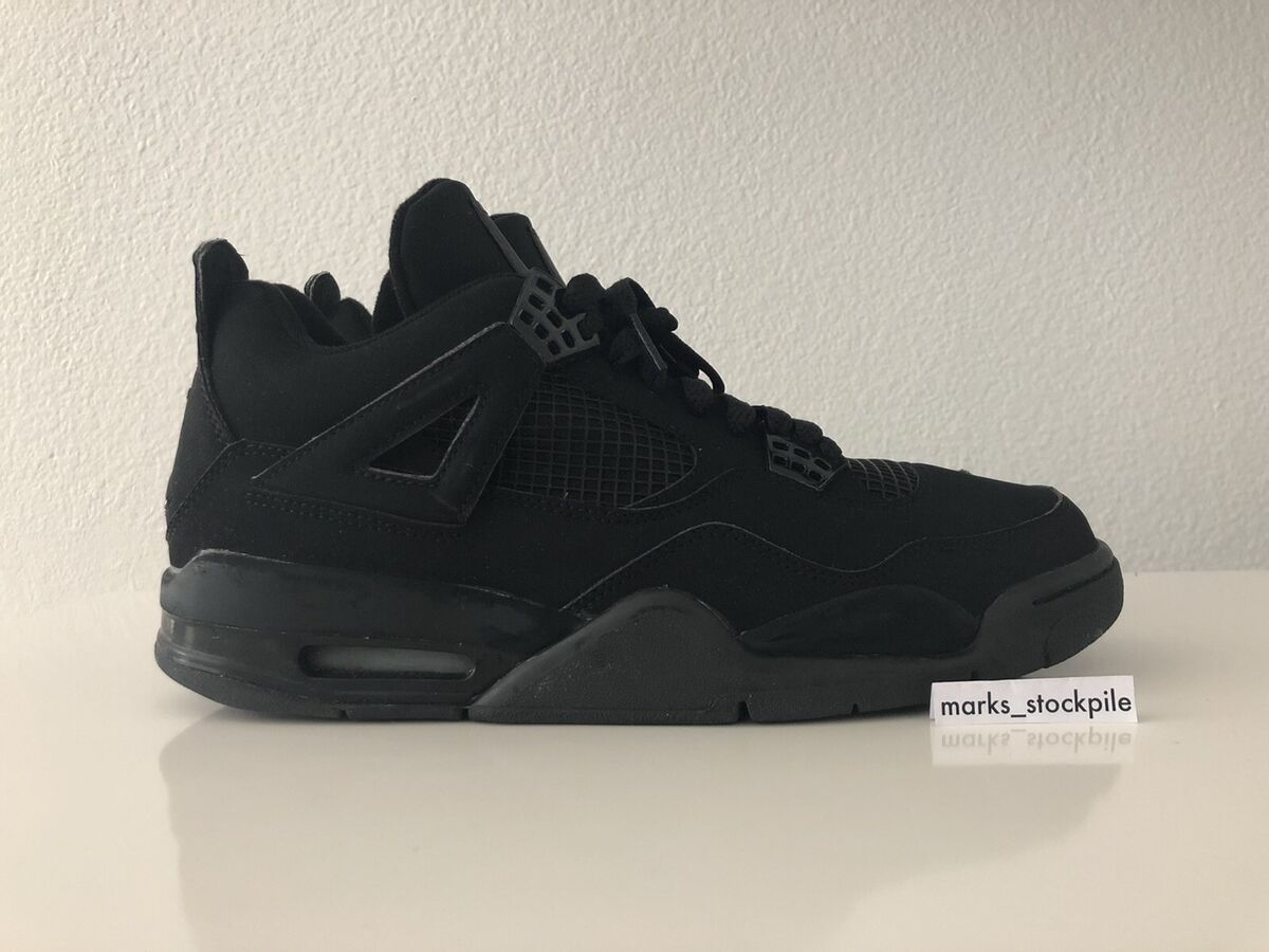 2006 Nike Air Jordan IV 4 Retro Black Cat Light Graphite 2006 Nike Air Jordan IV 4 Retro Black Cat Light Graphite