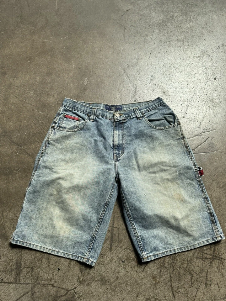 Pantalones Cortos Polo Assn De Colección EE. UU. Talla 36 Patinador Sueltos Pierna Ancha Pantalones Cortos Carpintero Foto 3 de 4