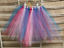 New tulle tutu elastic waist baby or toddler choose style over shorts or pants 