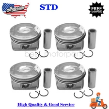 4x Piston & Ring For 11257576973 MINI R55-R61 N14 TURBO Cooper Countryman 06-16