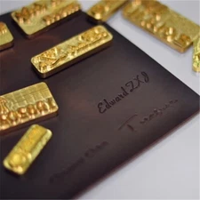 Custom Copper Brass Logo Stamp Leather Wood Cake Embossing Branding DIY Molds