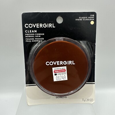 CoverGirl Clean Pressed Powder 110 Classic Ivory