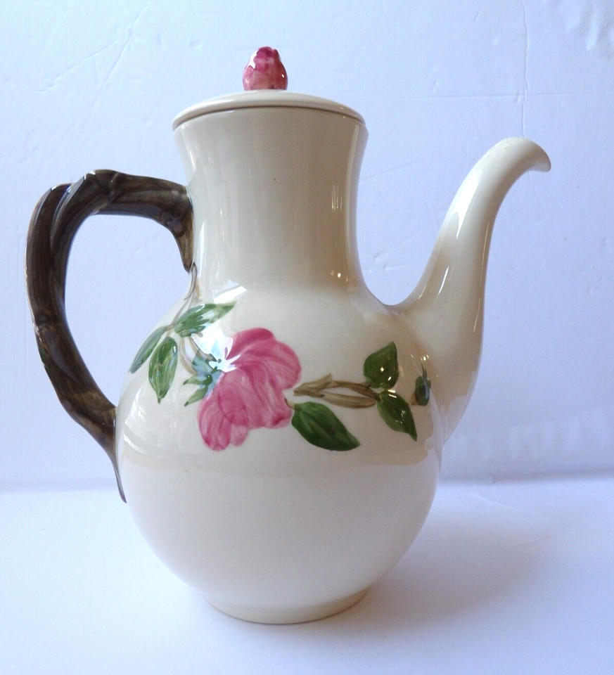 Franciscan Vintage Desert Rose Coffee Pot w/ Lid USA eBay