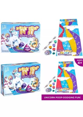 Hasbro Don t Step In It Game, Unicorn Edition (Amazon Exclusive)- FACTORY SEALED