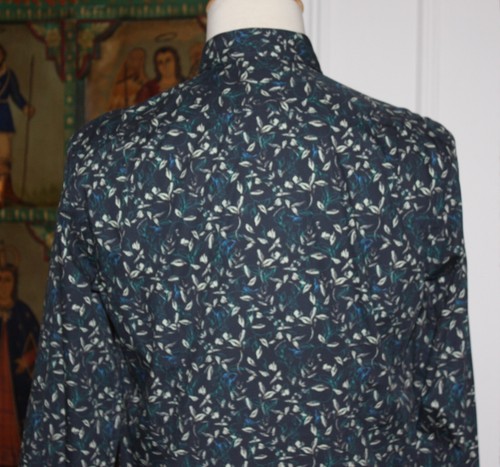 NEW Paul Smith Navy Fall Flowers Floral Print Cotton Shirt Sz 15.5 NWT $295 - Picture 11 of 16