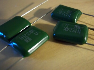 Rubycon Capacitor Polyester RUBYCON 0.22uf (.22uf) +/-10% 100v Mylar Polyester Film Capacitor 200 ...
