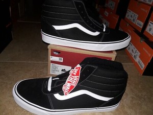 mens black vans size 13