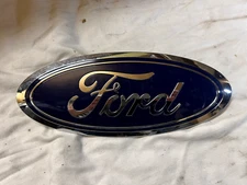 FORD F150 2018-2020 LOGO EMBLEM 9.5 INCH BLUE CHROME OVAL FL34-8B262-AA Grill