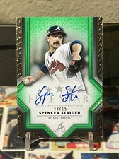 2023 Topps Five Star Spencer Strider Braves Green Five Star Auto 08/15