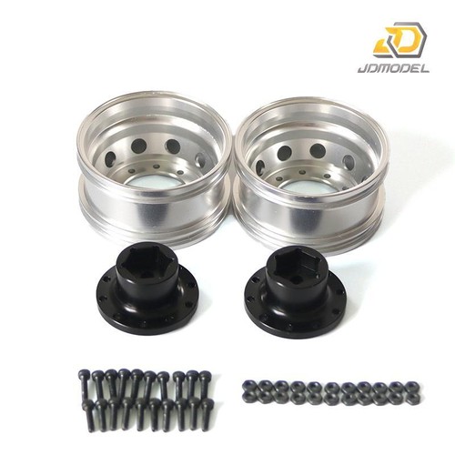 JDM Vorderradnabe für LESU 1/14 For TAMIYA Modell Power RC LKW Hex Brake - Bild 2 von 5