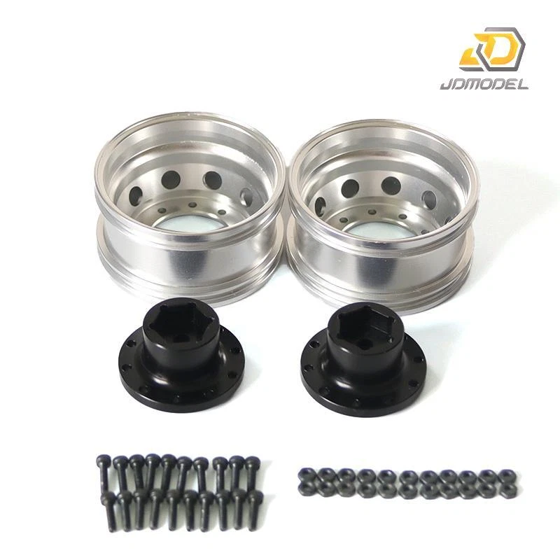 JDM Vorderradnabe für LESU 1/14 For TAMIYA Modell Power RC LKW Hex Brake - Bild 2 von 4