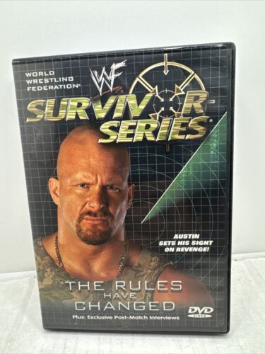WWF WWE Survivor Series 2000 The Rules Have Changed DVD avec insert original OOP - Photo 1 sur 4