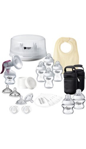 Tommee Tippee CLOSER TO NATURE MICROWAVE STERILISER & MANUAL BREAST PUMP