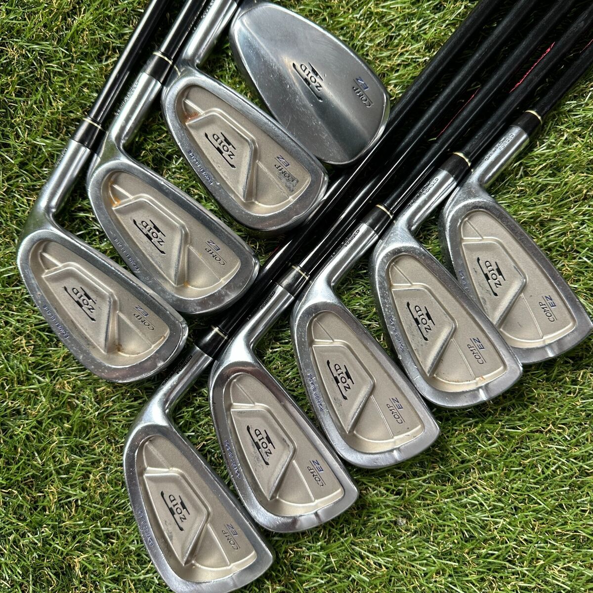 半額ストア MIZUNO T-ZOID COMP EZ Iron Set 3-9 Pw Fw 9pc Graphite Flex ミズノ