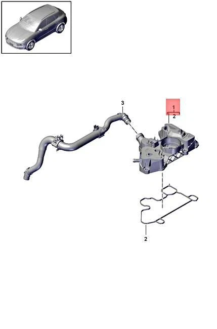 Genuine PORSCHE Macan 95B Oil Separator 9A7103495 | eBay