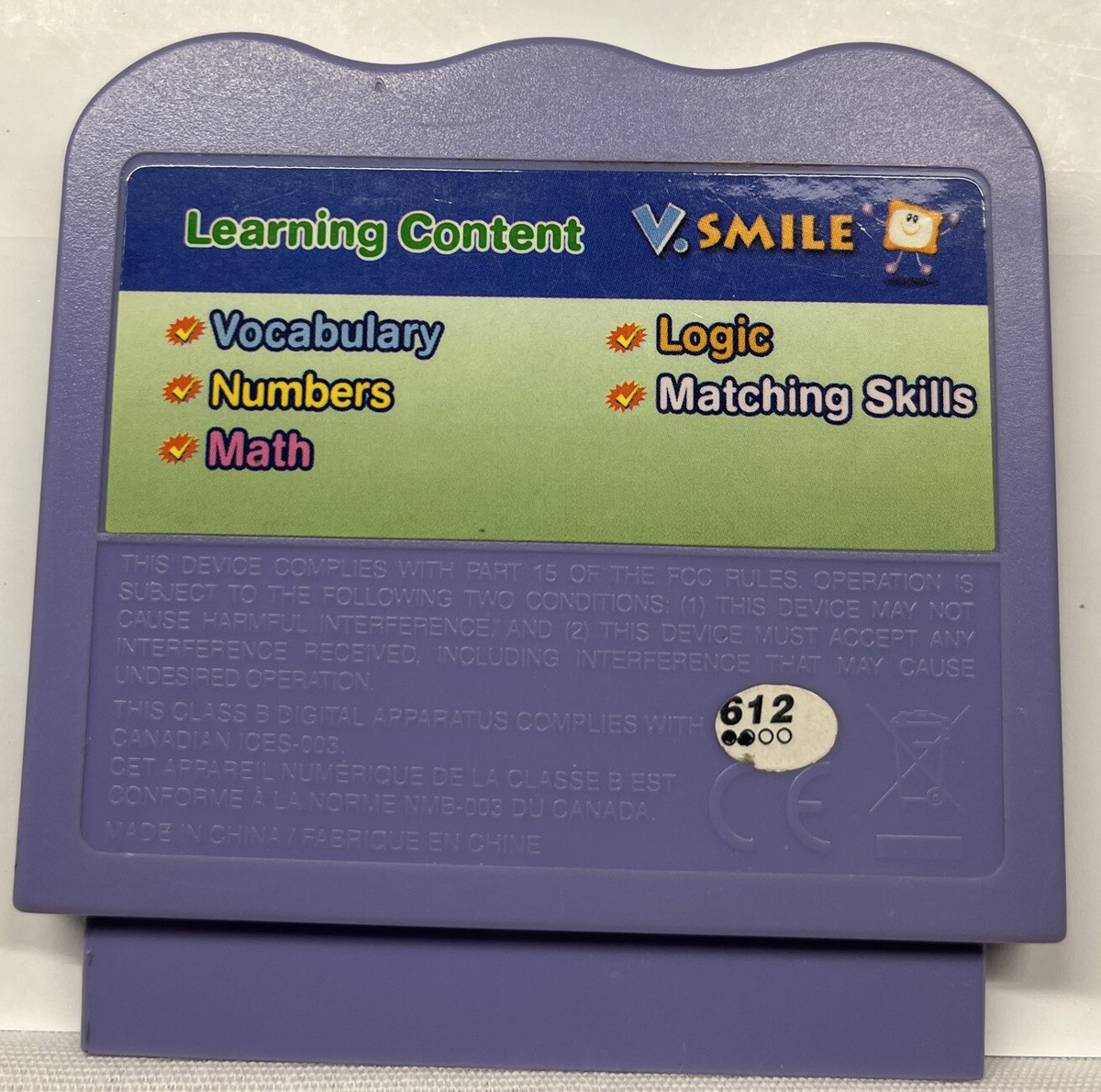 Scooby Doo Funland Frenzy Vtech Vsmile Game Cartridge Only