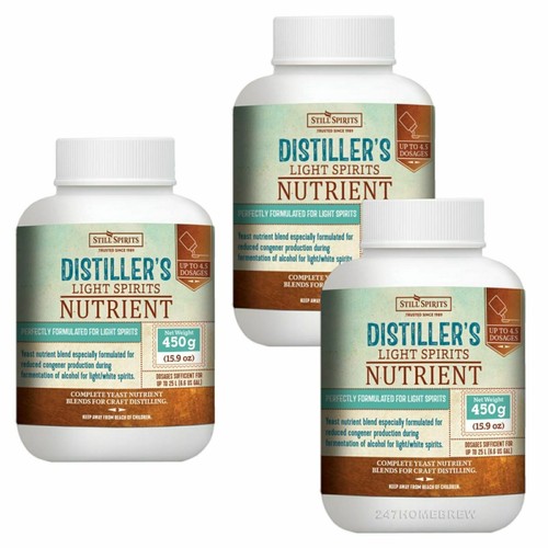 3x Still Spirits Distillers Nutrient Light Spirits 450g bis 4,5 Dosen