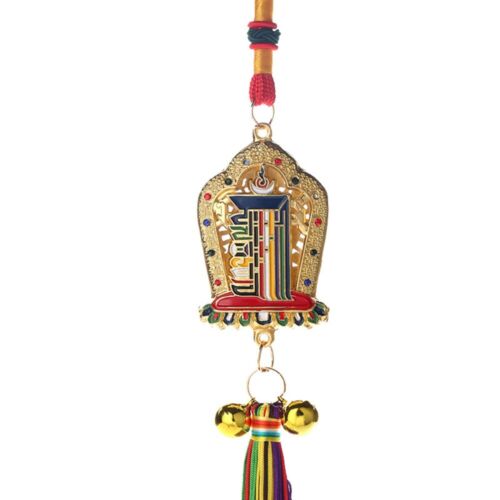 Tibetisch buddhistisches Kalachakra Sidpaho Gemälde tantrisches Amulett Auto Anhänger - Bild 1 von 9
