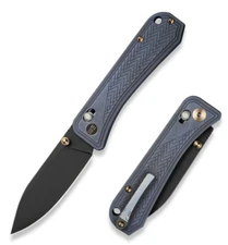 We Knife Co Ltd Bougie Banter Folding Knife 3" S45VN Steel Blade Titanium Handle