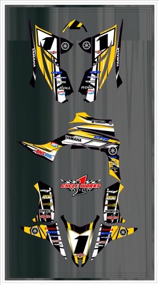YFZ450 YFZ450R Yamaha YFZ 450R 14-16  SEMI CUSTOM GRAPHICS KIT ANNIVERSARY Specs