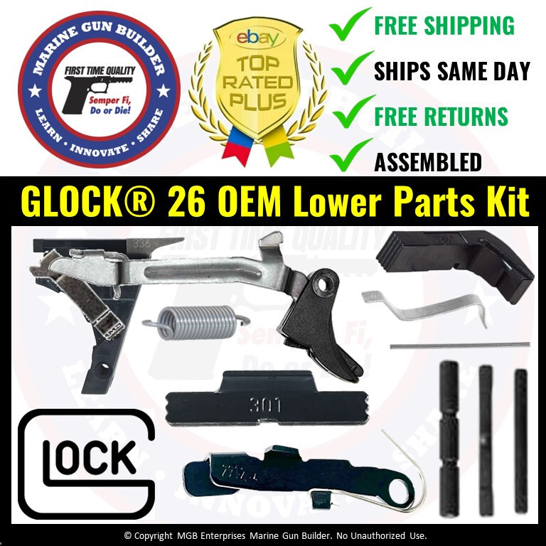 G26 OEM LPK Gen 3 Genuine Stamped Glock 26 Lower Parts Kit | eBay