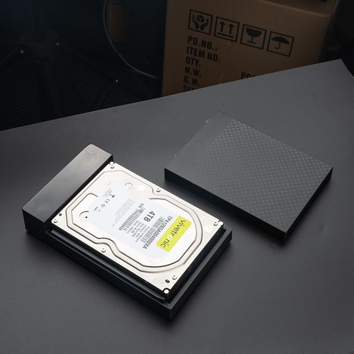 2,5/3,5 Zoll Externe Festplattengehäuse USB3.0 Case für SATA SSD HDD 6 Gbps,UASP - Afbeelding 10 van 12