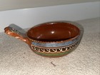 VTG Tlaquepaque MEXICO Pottery BOWLS Set of 3 Nesting DISHES Folk Art 1940's — photo 5