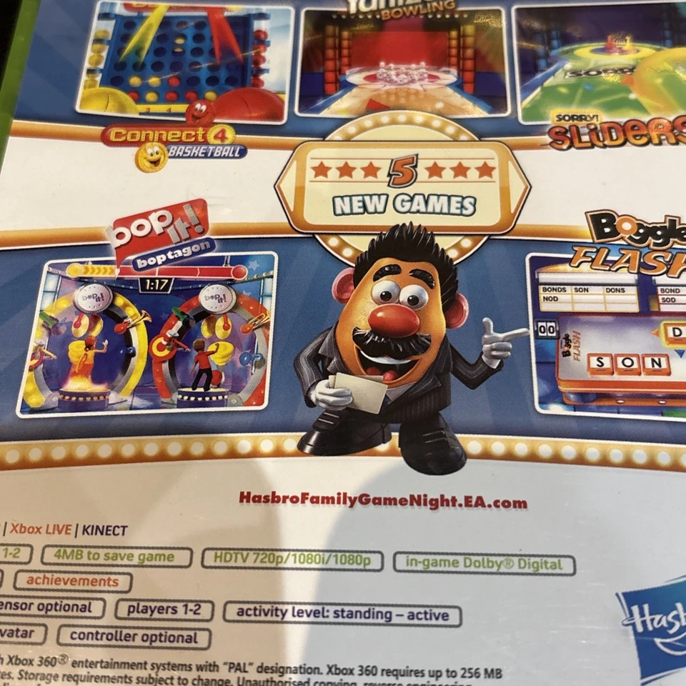 Trivial Pursuit & Family Game Night 4 Microsoft Xbox 360 Games  - Image 2 of 4