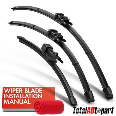 3Pcs Windshield Wiper Blades 26'' & 19'' & 13'' for Land Rover Range Rover Velar
