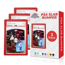 Hobby Defense PSA Slab Bumper 3pk - Secure Fit, Won't Slip Off PSA Slab Protect