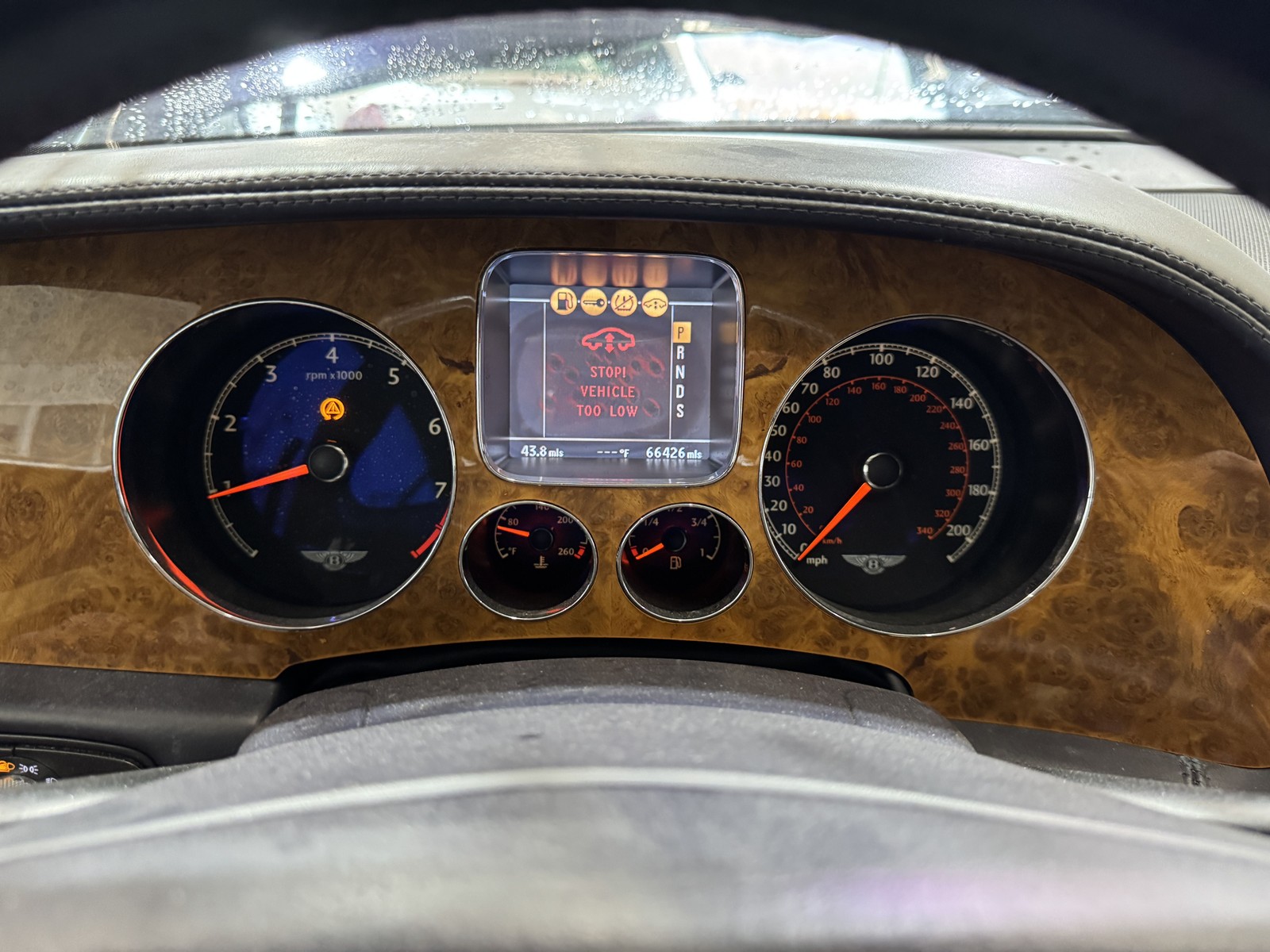 2004 BENTLEY CONTINENTAL SPEEDOMETER INSTRUMENT DASH GAUGE CLUSTER 66K 3W0920840