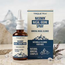 Triquetra Nasomin Mineral Nasal Cleanse Spray Iodine 2 fl oz