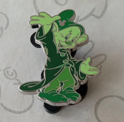 Dopey Green Color Story 2025 Hidden Mickey WDW Snow White Disney