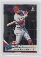 2019 Panini Donruss Optic Rated Rookies David Fletcher #36 Rookie RC