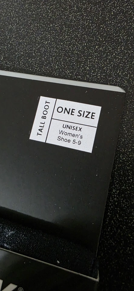 Новый 3 пары Ariat Tek женщины ультратонкий высокий загрузки черный носки женщин Sz 5-9 зима - Изображение 4 из 4